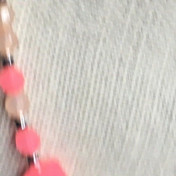 OshKosh Bgosh Necklace Silver Star Transluscent Pink Yellow Purple Green Glitter - Picture 3 of 6